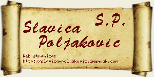 Slavica Poljaković vizit kartica